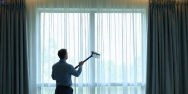 Commercial curtain steam cleaning service keysborough-vic hotels offices
