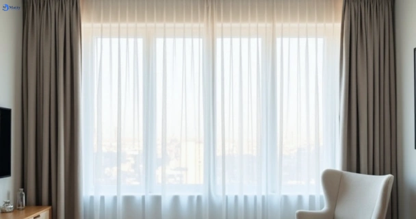 Freshly steam cleaned curtains in keysborough-vic QLD